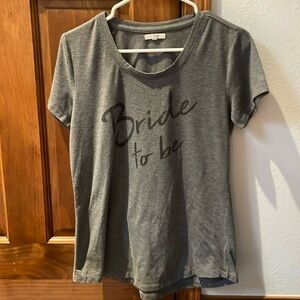 Bride To Be Tee - Gray - Medium - Maurice’s - Pilling